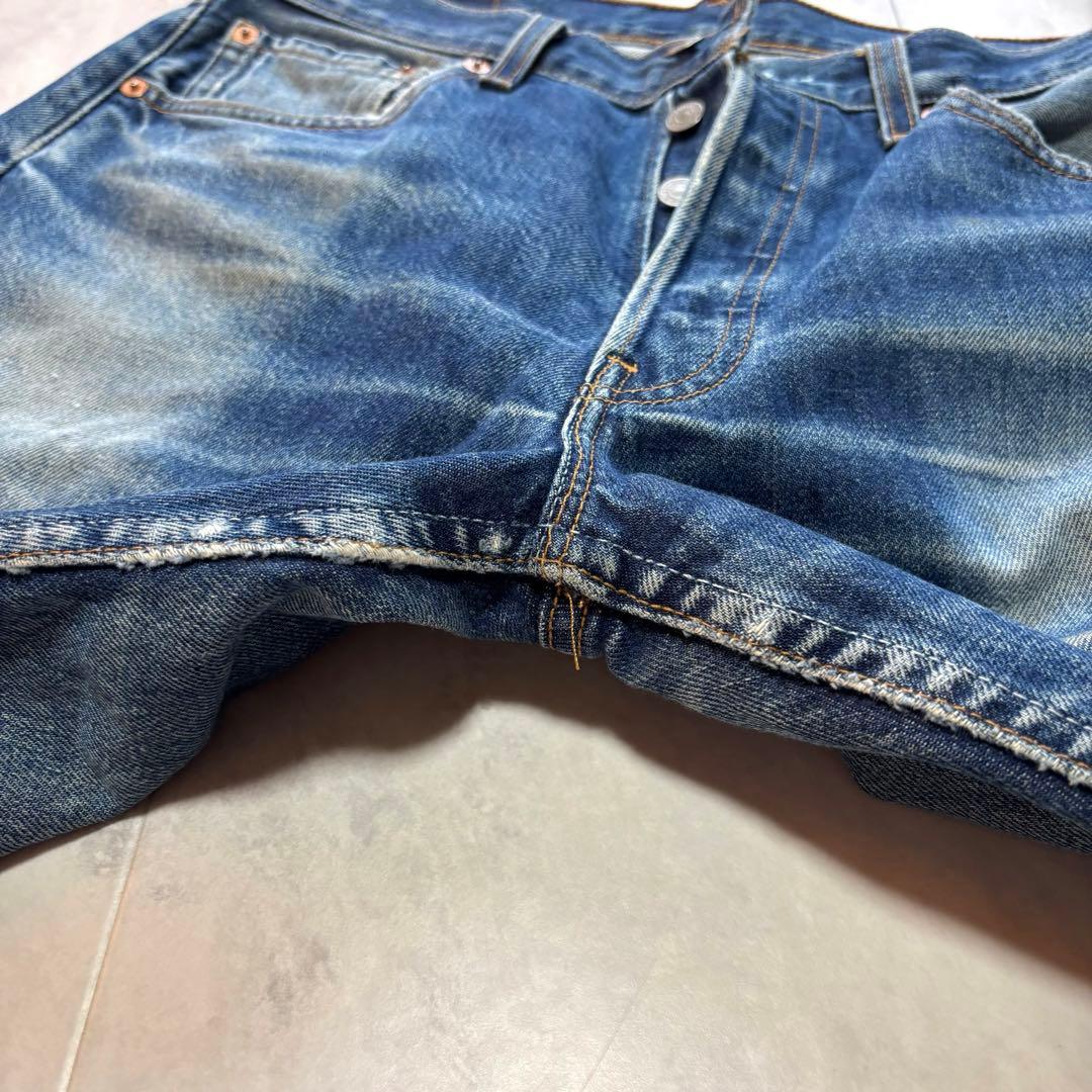 USA製】リーバイス501 00年 W33 鬼ヒゲ ハチノス デニムパンツ - メルカリ