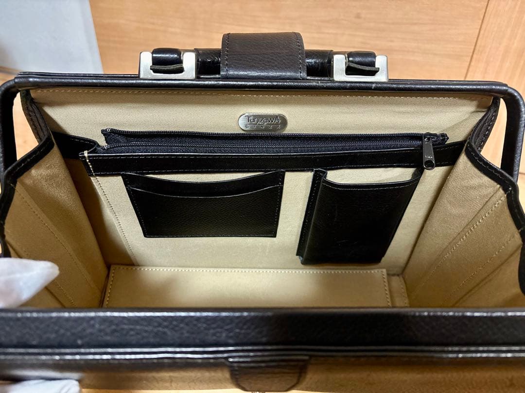 最終値下げ※銀座タニザワ ダレスバッグ ドクターズバッグ - メルカリ