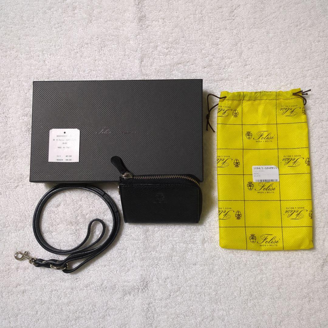 新品・コラボ品】BRIEFING✖フェリージ マルチケース/ミニ財布ブラック
