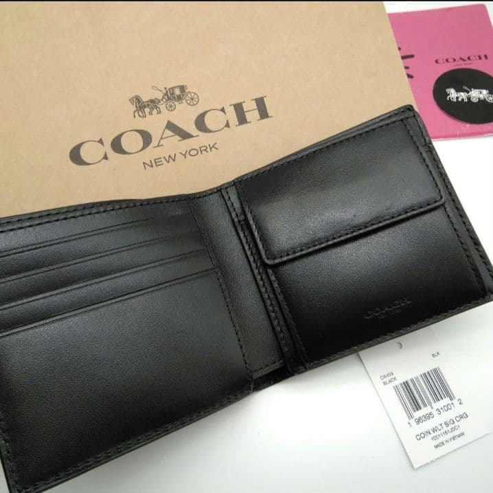本日限定特別価格 COACH 新作 折り財布 - メルカリ