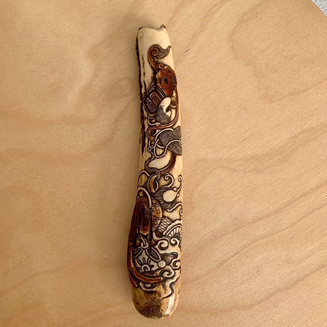 鹿の角 枝角 煙草 キセル 煙管 アンティーク 江戸時代 美品 - メルカリ