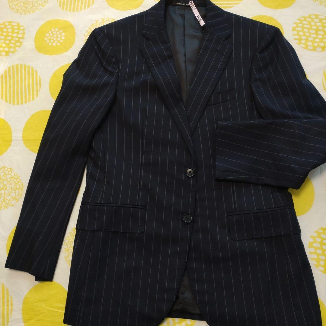 美品】GREEN LABEL RELAXING ストライプ ビジネススーツ - メルカリ