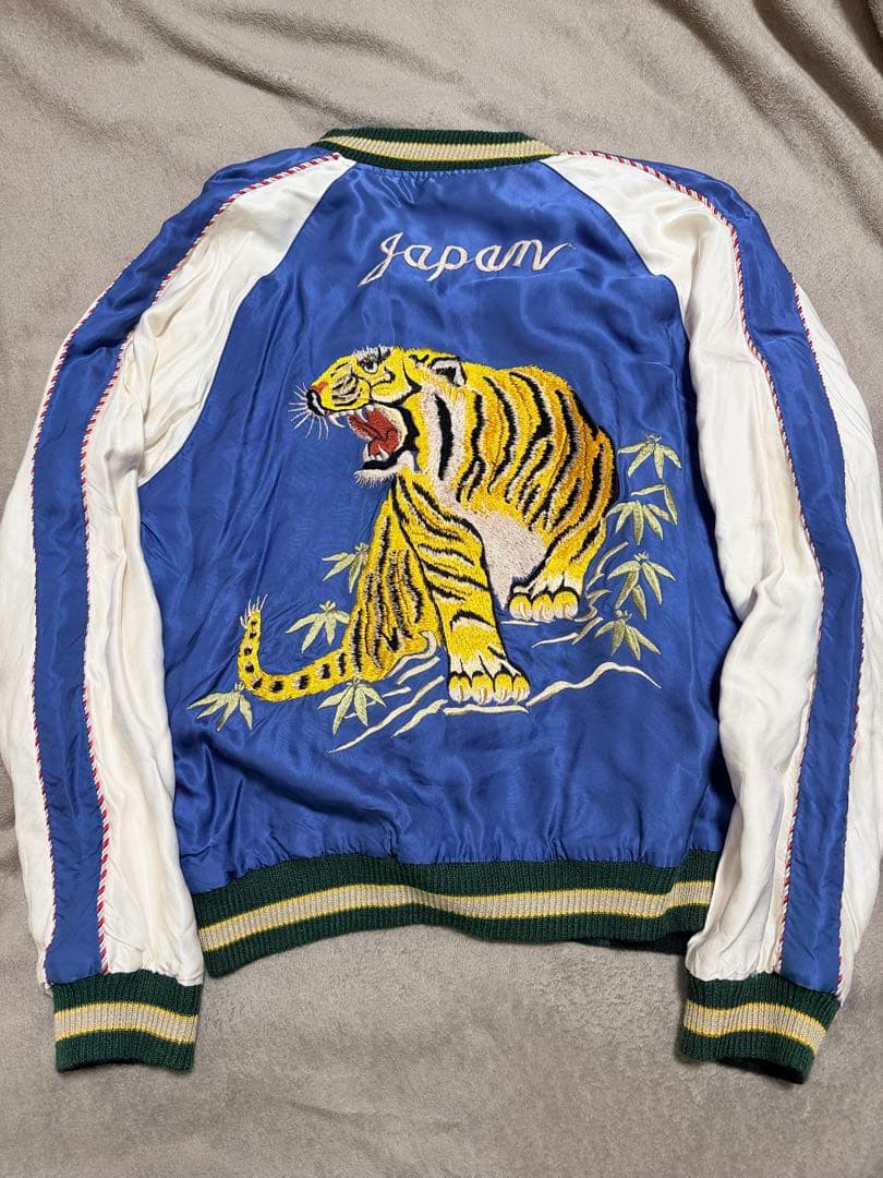 美品 テーラー東洋 ２面用 虎 龍 日本限定スカジャン レーヨン vintage TAILOR TOYO テーラー東洋 スカジャン 2025 Mid 1950s Style Velveteen