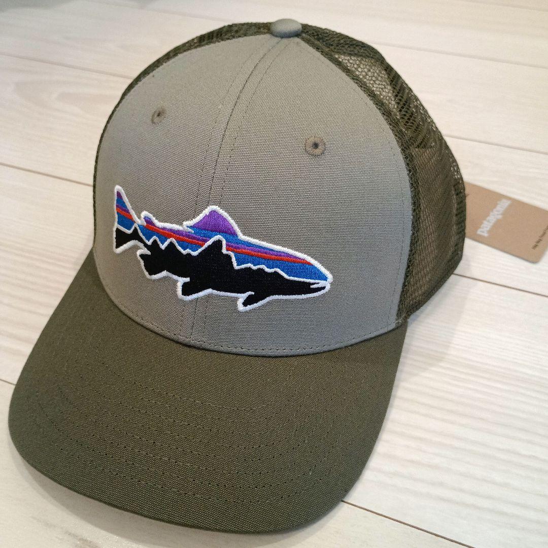 Patagonia パタゴニア トラウト 魚柄 メッシュ キャップ 限定カラー