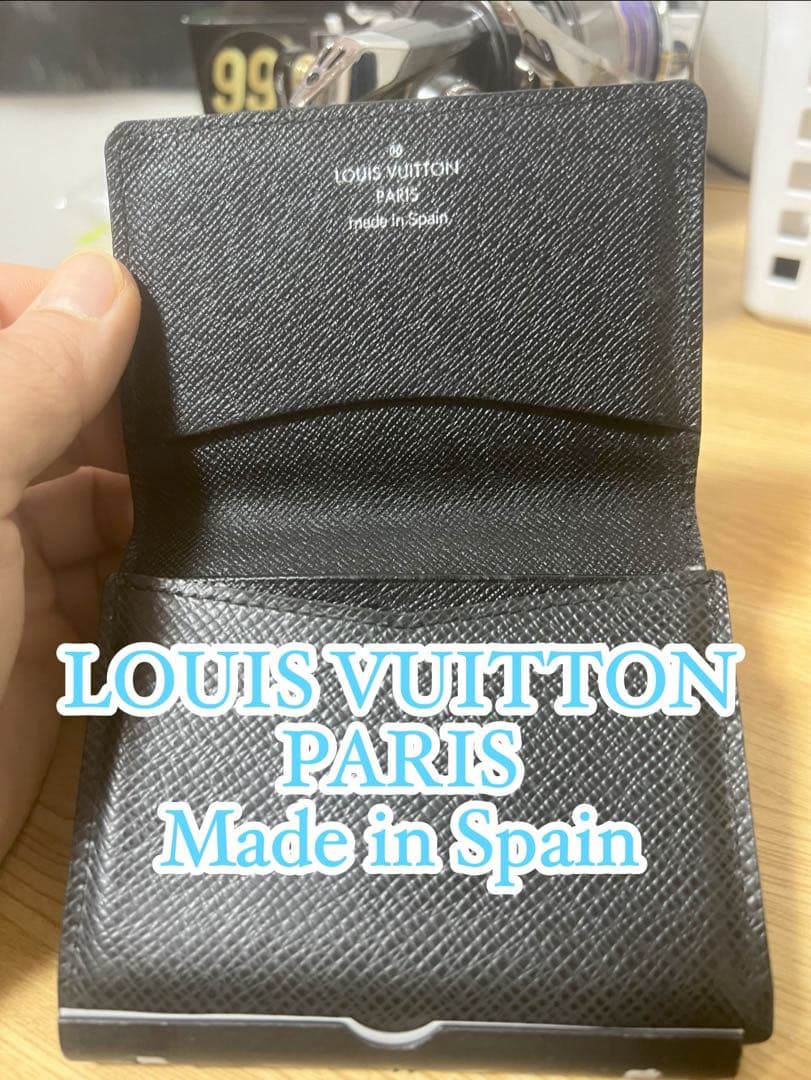 LOUIS VUITTON エピ ブラック アンヴェロップ 名刺入れ カード LOUIS VUITTON - LOUIS VUITTON ルイヴィトン エピ アンヴェロップ