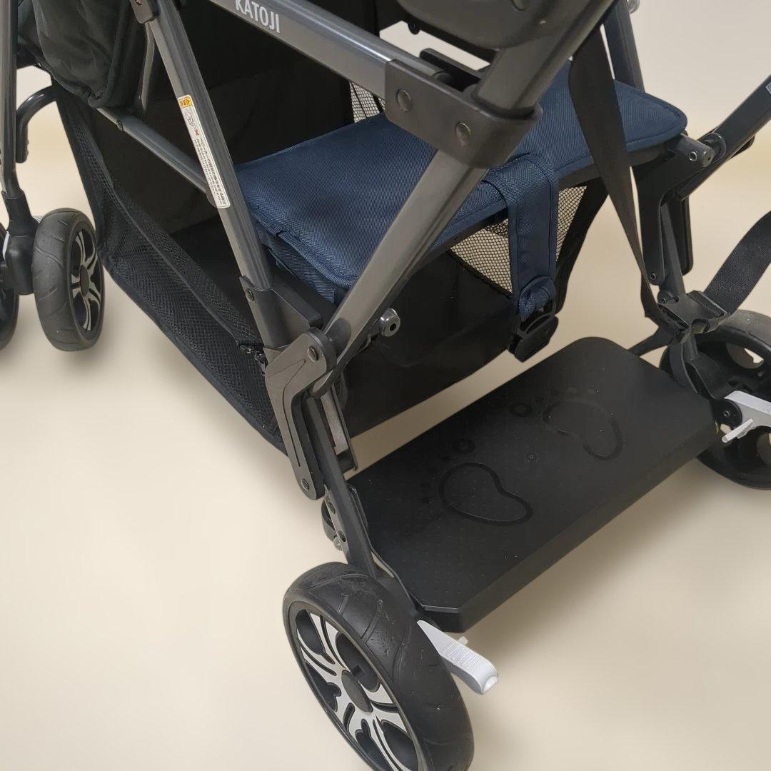 KATOJI　カトージ　2人乗りベビーカー　2人でゴー　ネイビー