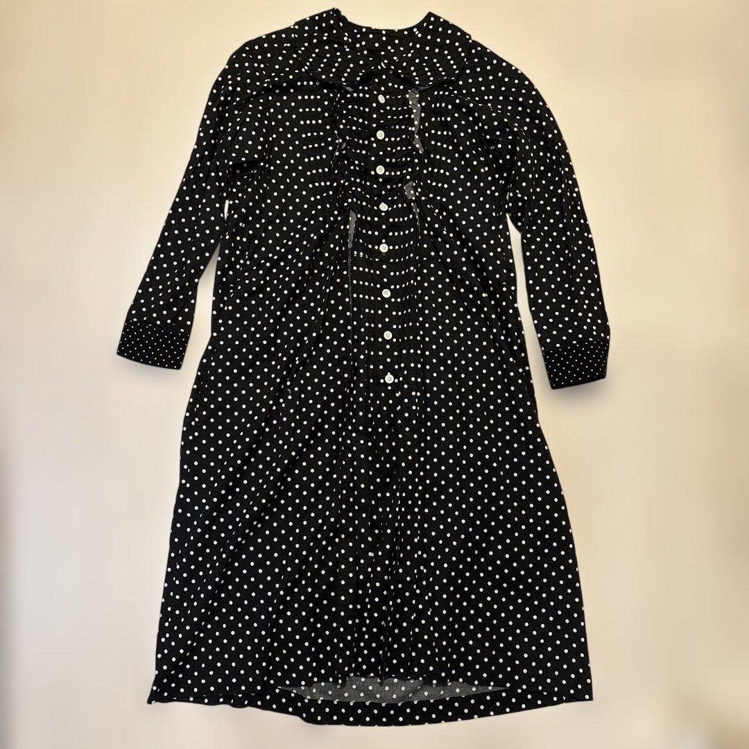 tricotCOMMEdesGARÇONSAD2015ドットワンピース丸襟フリル - メルカリ
