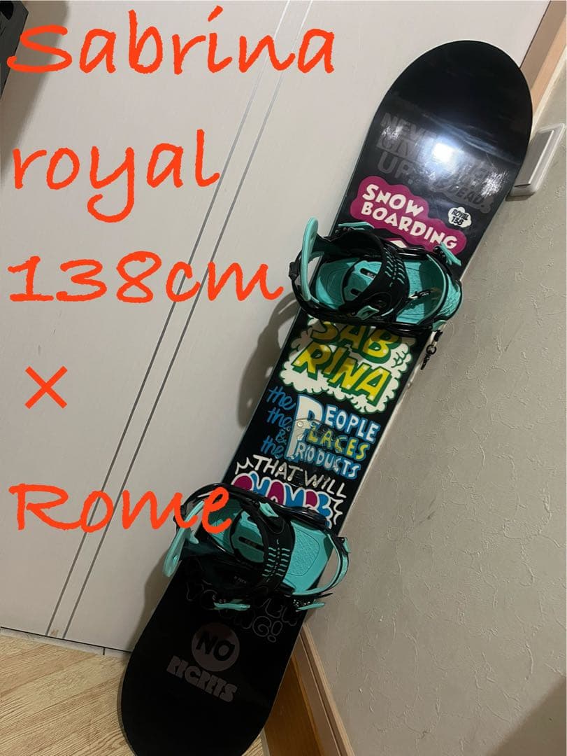 軽量ハイブリッドボード！サブリナ　　 138cm romeバイン 2526Rome_Binding_KATANA_AW_FAS