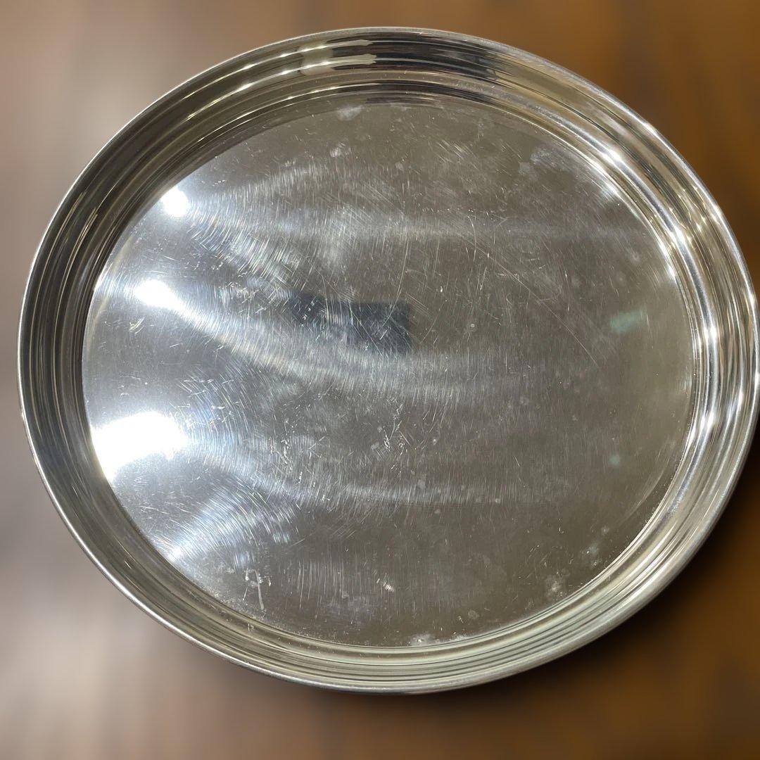 ◯　Tiffany & Co. Pewter トレー 直径 26cm