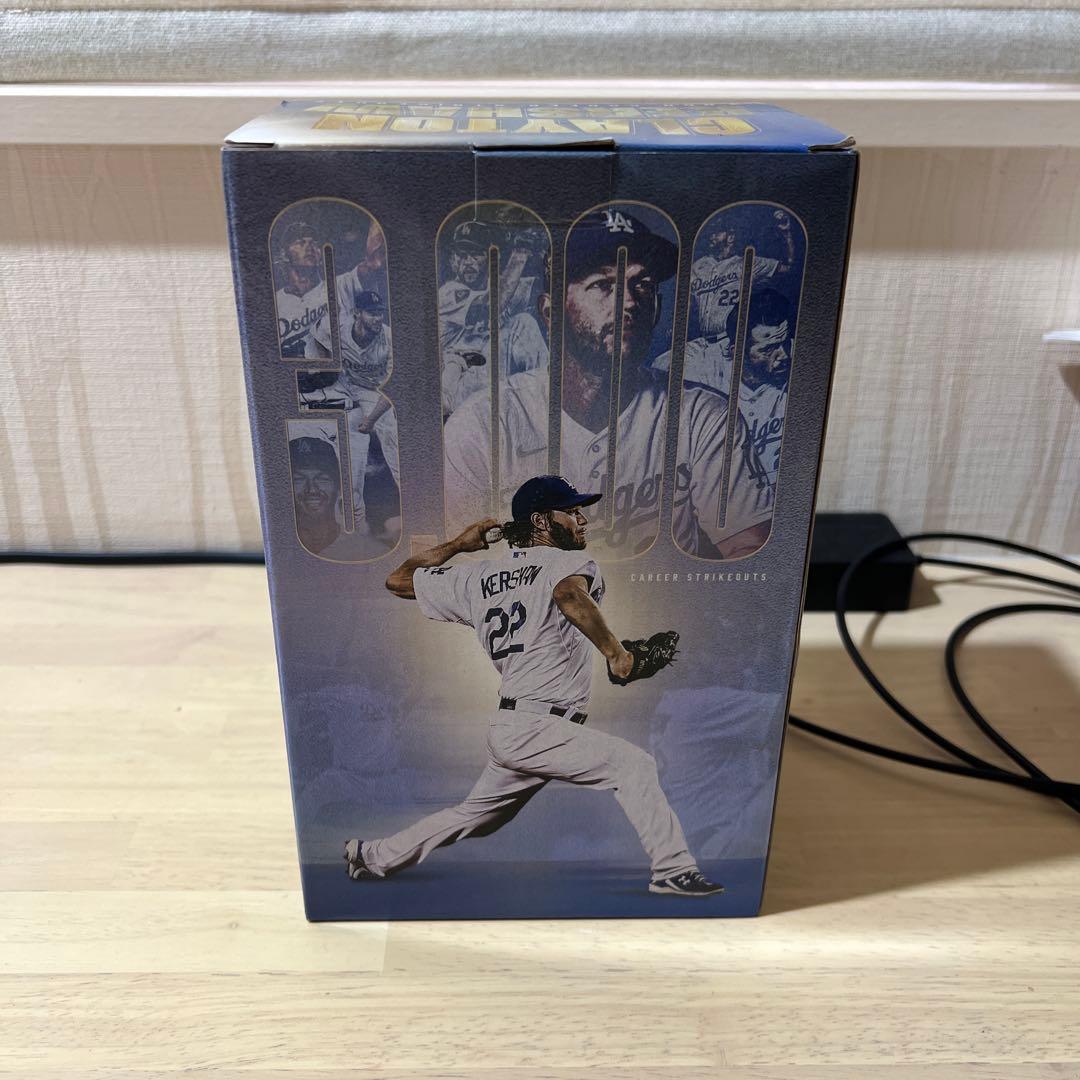 クレイトン・カーショー 3000奪三振記念ボブルヘッド 新品・非売品・レア】ドジャース カーショー 3000奪三振記念