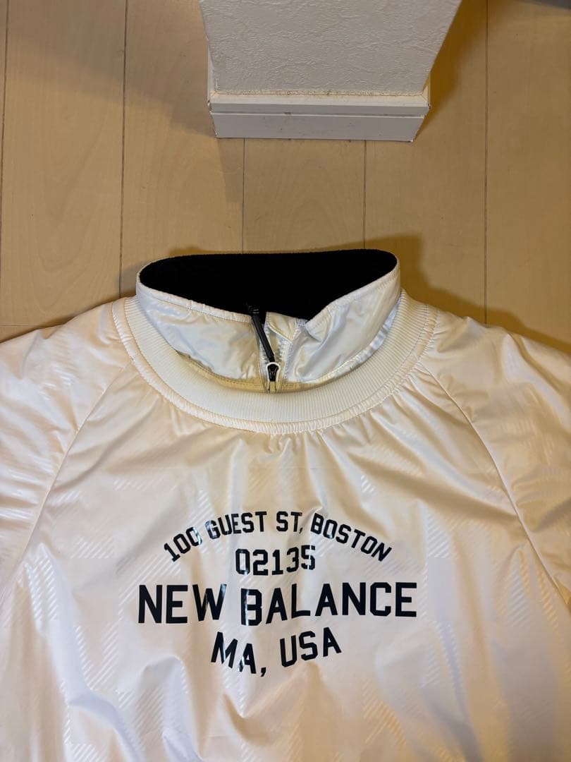 ★週末限定値下★ニューバランスゴルフ 2way 中綿 スニード ジャケ白サイズ6