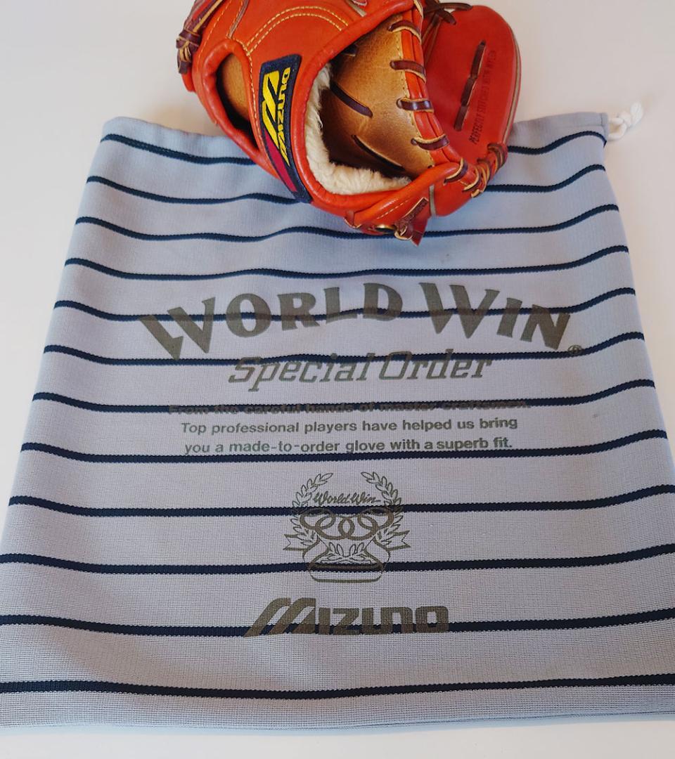 ミズノ ワールドウィン 硬式グローブ 信義作 東尾修モデル 1986年 極美