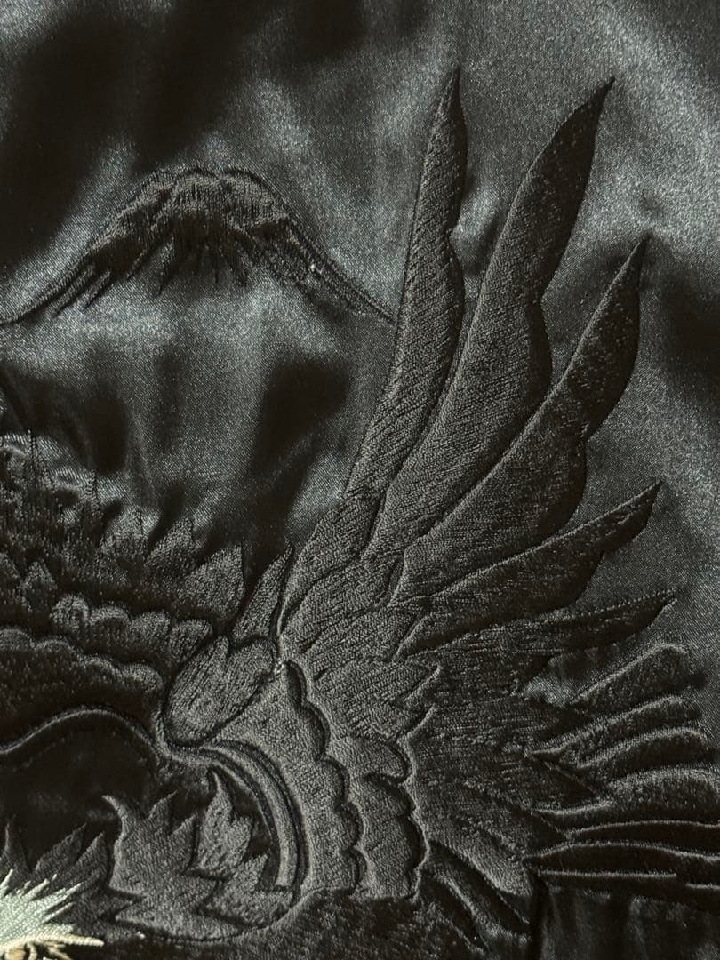 ☆希少美品！テーラー東洋 リバーシブルスカジャン 鷲虎龍 ブラック