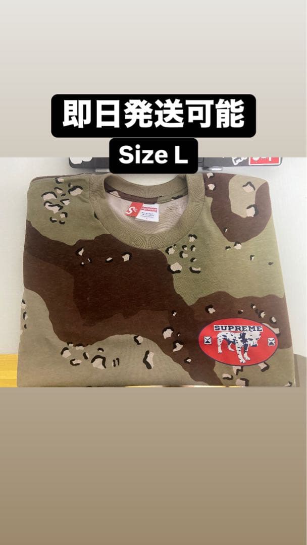 ウェア Supreme Dalmatian Tee Camo/ Size L