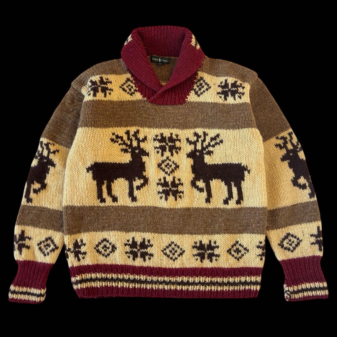 Ralph Lauren】ノルディック ニット / カウチン / フェアアイル - メルカリ