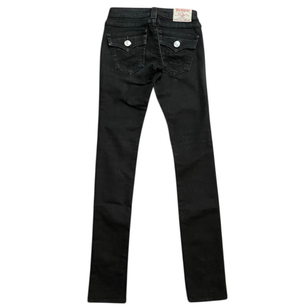 TRUE RELIGION ブラックデニム ストレート正規品 サイズ24 - メルカリ