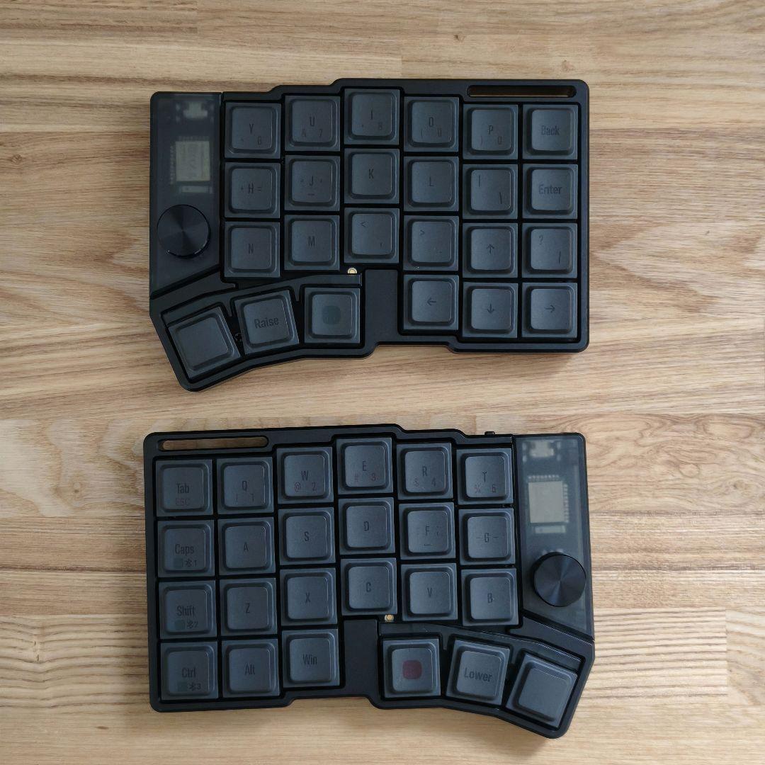 Cornix LP 無線分割キーボード ブラック - メルカリ