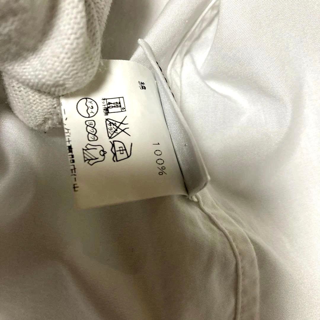 HERMES 白シャツ.セリエボタン☆38.M.フランス製.クリーニング済