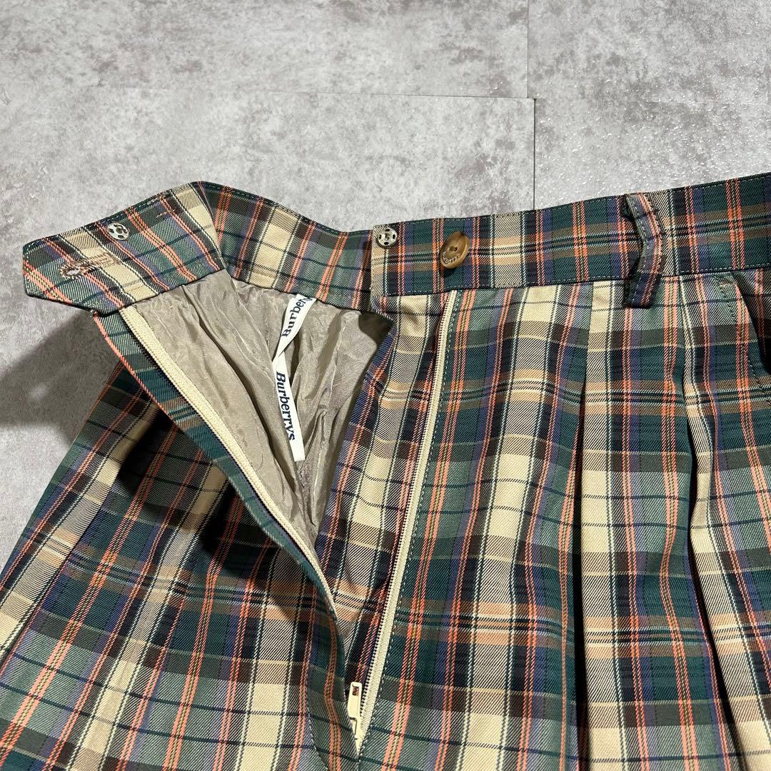 希少 / オールドバーバリー / チェック柄キュロット / 5AP