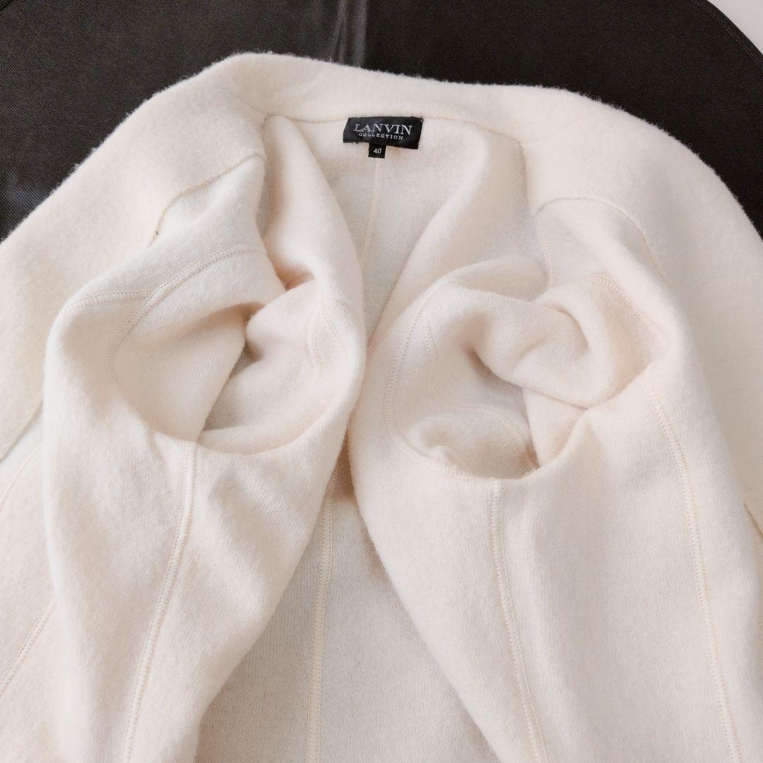LANVIN ランバンコレクション ジャケット ウール100% リボン 40
