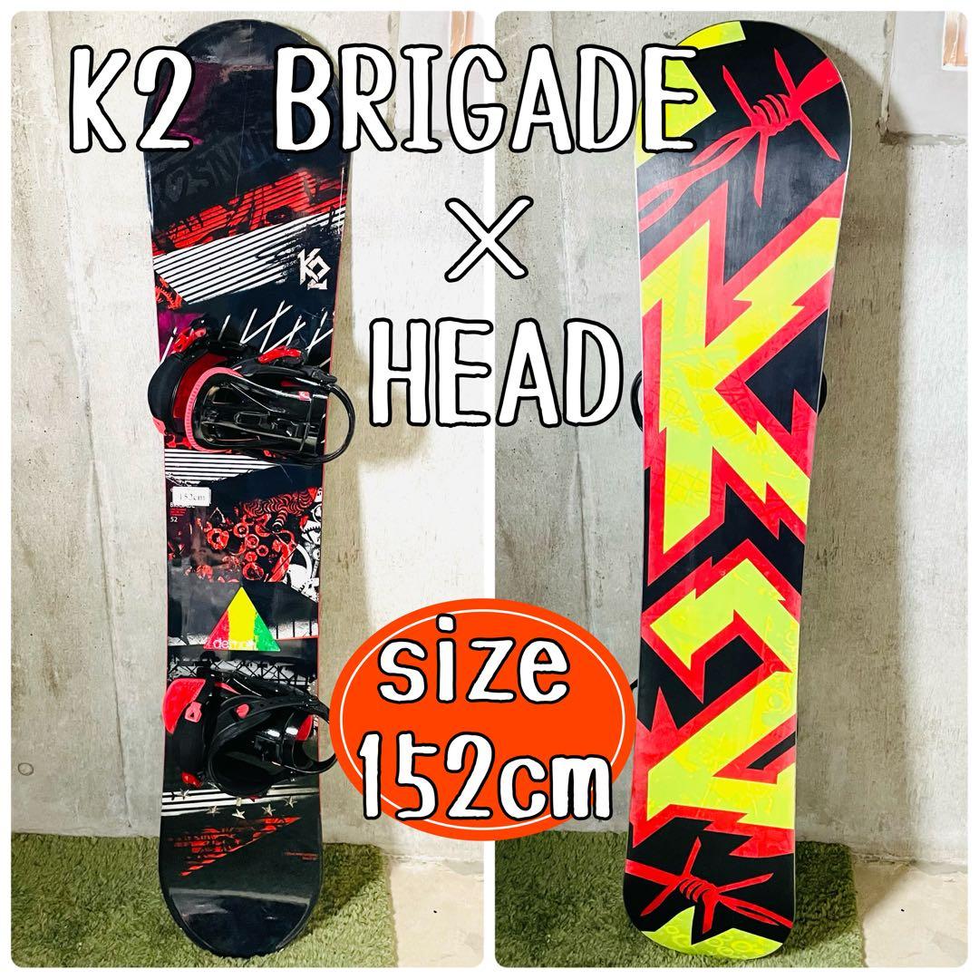 初心者向き】K2 BRIGADE×HEAD スノーボード2点セット - メルカリ