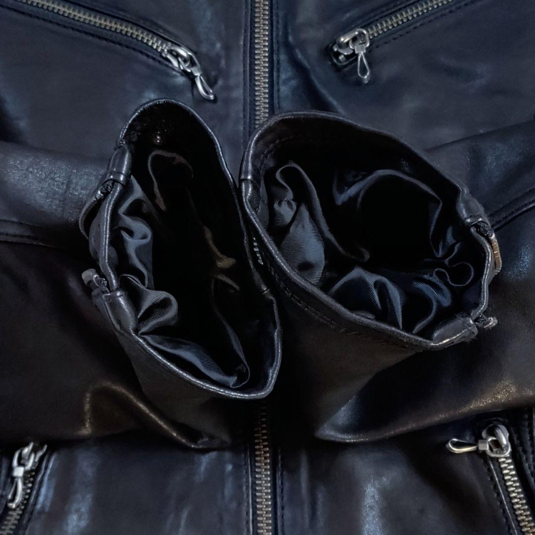 JVKE様 専用】FUGA Y2K レザージャケット 本革 ハイネック - メルカリ