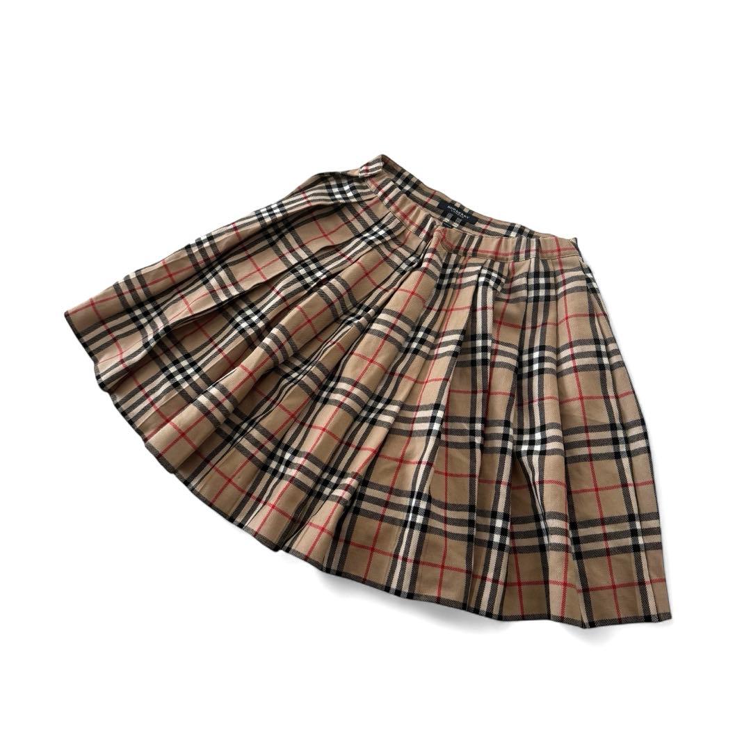 BURBERRY LONDON ノバチェック プリーツスカート 160 - 希少✨