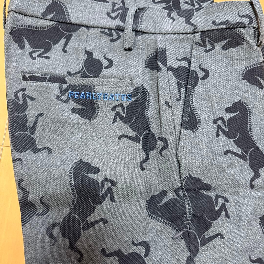PEARLY GATES 馬柄 グレーパンツ PEARLY GATES www.cosaga.com