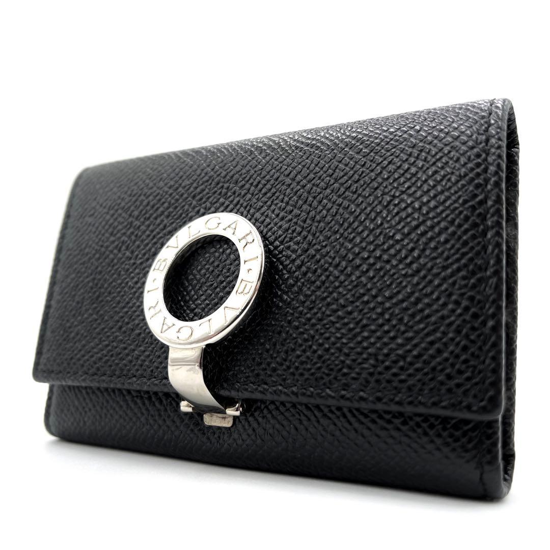 【未使用保管品】ブルガリ ビーゼロワン 6連 キーケース ロゴクリップ レザー BVLGARI（ブルガリ） キーケース 6連 キーホルダー カーフレザー ロゴ