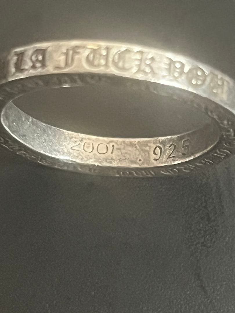クロムハーツ ChromeHearts 925シルバー 刻印リング 2001年 - メルカリ