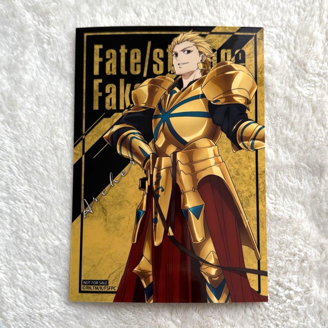Fate ギルガメッシュ ブロマイド 特典 マルイ strange fake - メルカリ