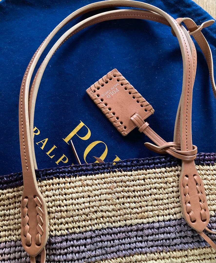 RT-60128様専用 ポロラルフローレン 編込み かごバッグ ショップ外袋