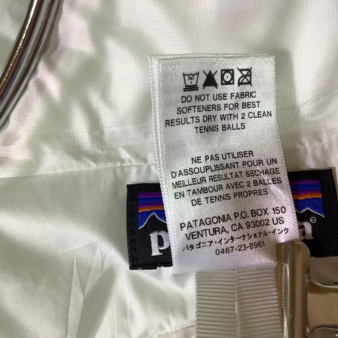 ○パタゴニア ダウンベスト キルティング フルジップ 刺繍ロゴ
