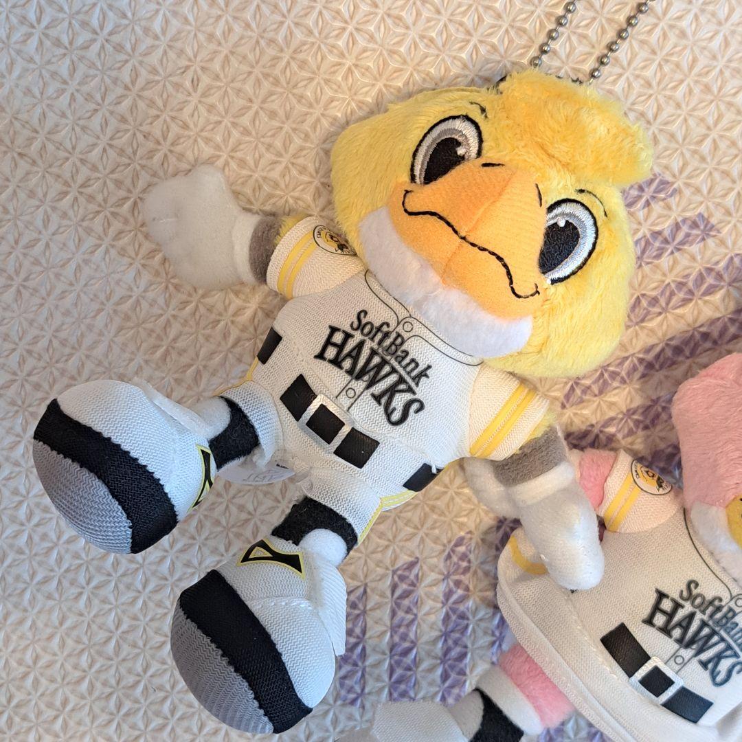 ソフトバンクホークス ペアマスコット ぬいぐるみ SoftBank HAWKS