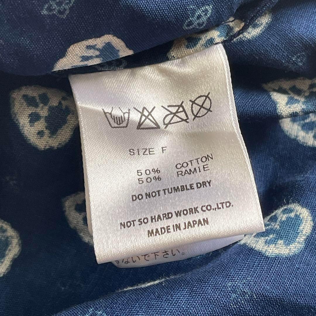 美品　TOUJOURS　トゥジュー　ワンピース　総柄　ジャンスカ　F