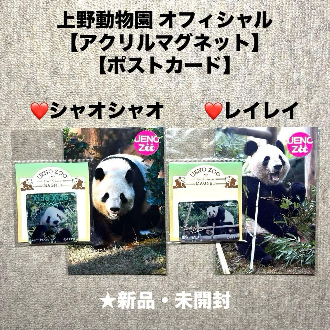 シャオシャオ・レイレイ】アクリルマグネット＋ポストカード ☆新品