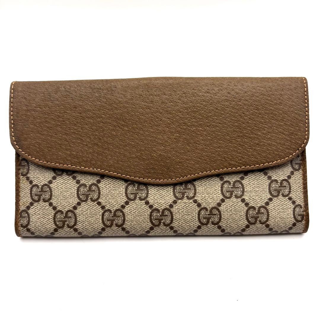 GUCCI オールド 長財布 シェリーライン GGスプリーム インター