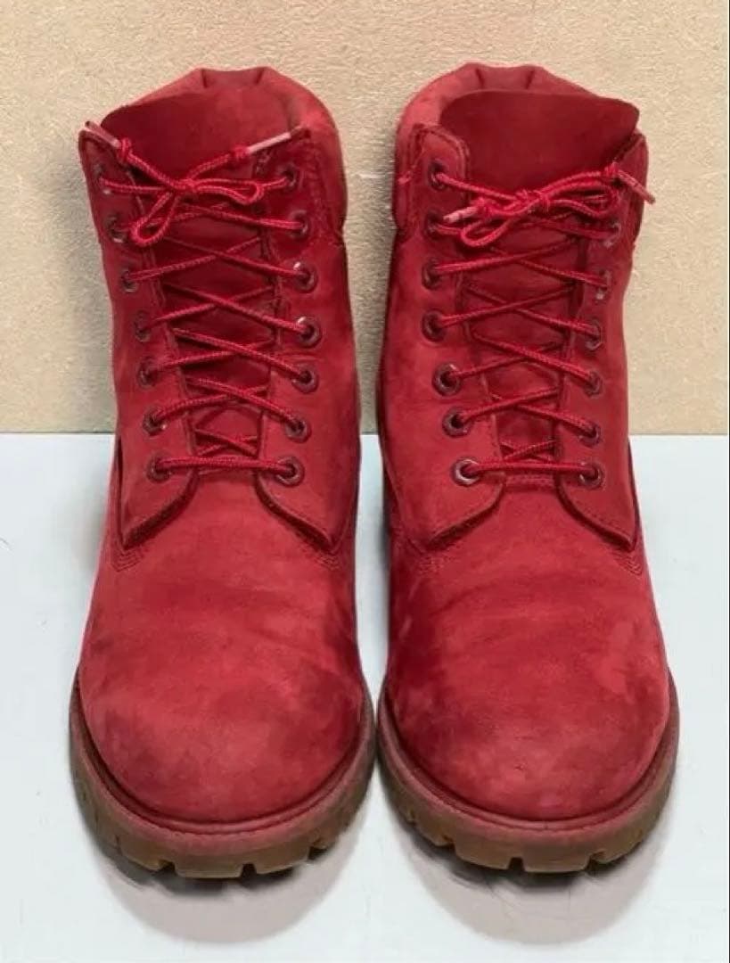 s*r様 Timberland赤 6インチ ブーツ値下げ交渉可