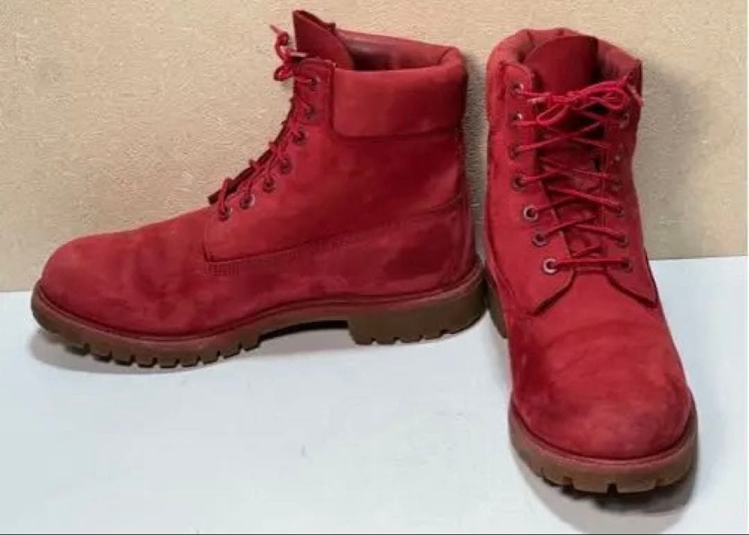 s*r様 Timberland赤 6インチ ブーツ値下げ交渉可