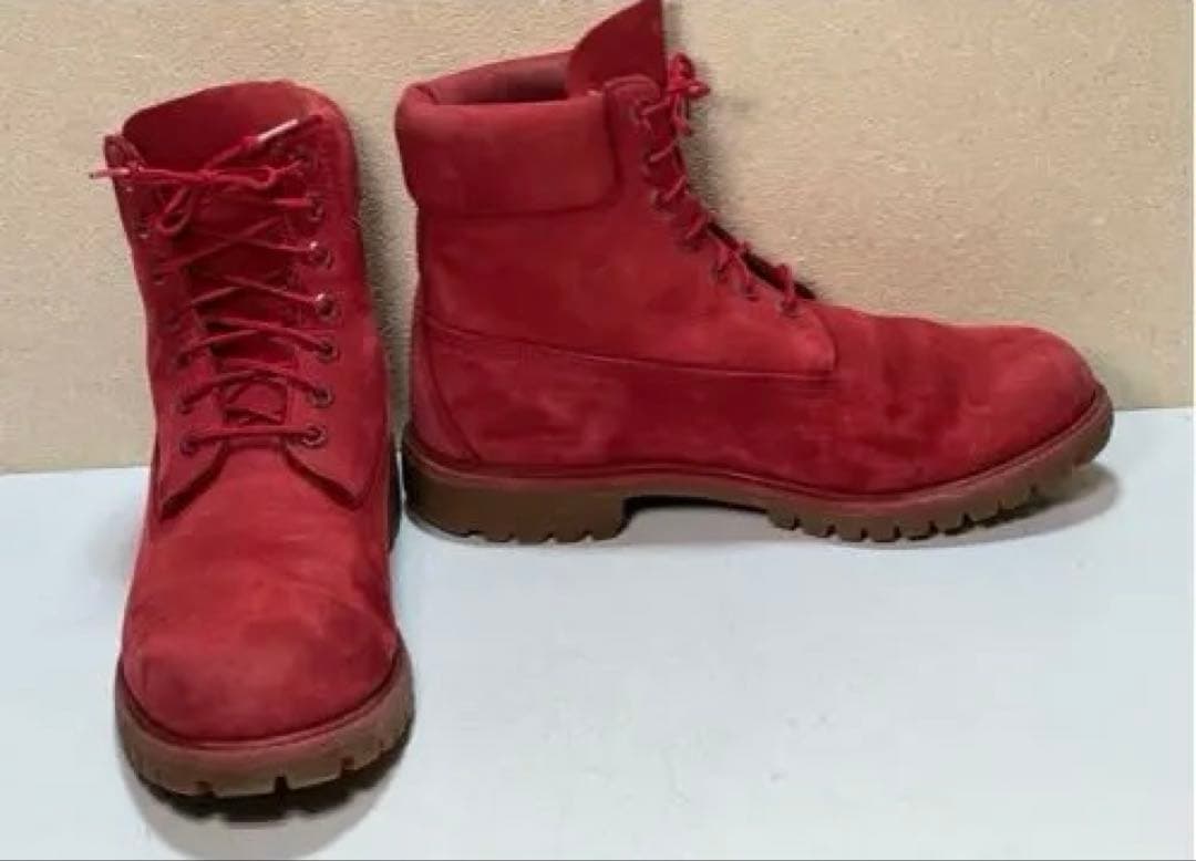 s*r様 Timberland赤 6インチ ブーツ値下げ交渉可