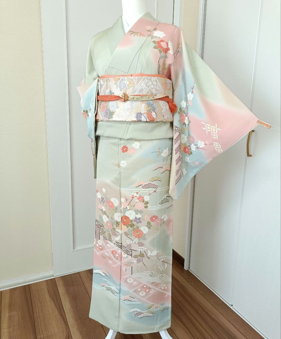 正絹訪問着 フルセット4点 卒業式 入学式 宮参り 七五三 - メルカリ
