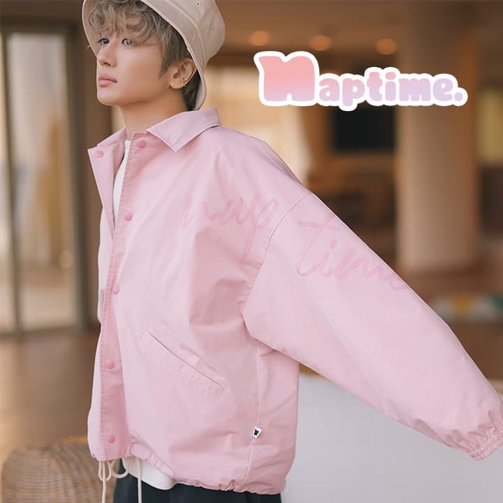 新品 未開封 Naptime コーチジャケット ピンク フリーサイズ - メルカリ