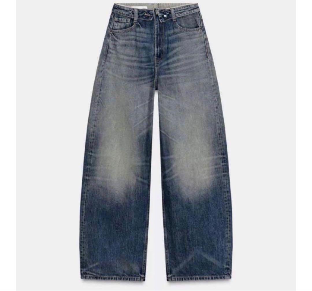 TRF ミッドライズ折り返しウエストデニムパンツ 32(XS) 5号 - メルカリ