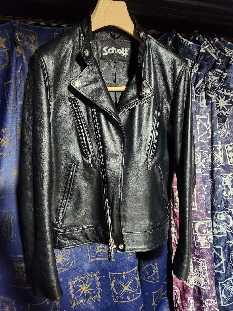 Schott NEW DOUBLE BREST RIDERS Sサイズ Schott N.Y.C（ショット） Schott NEW DOUBLE BREST RIDERS ダブル