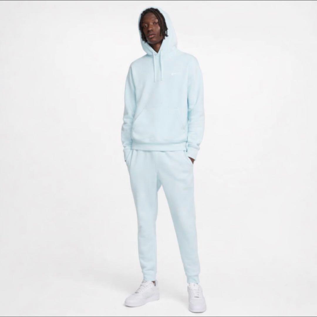 Nike 水色スウェットトレーナー パーカー上のみ - メルカリ