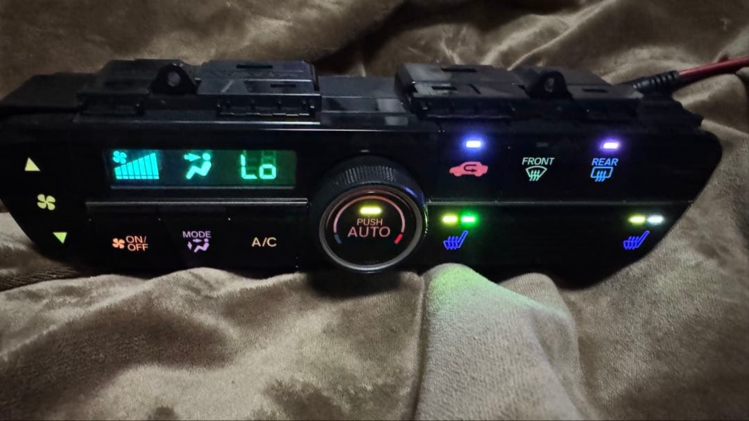 jf3 N-BOX Nボックス led打ち替え済み エアコンスイッチパネル