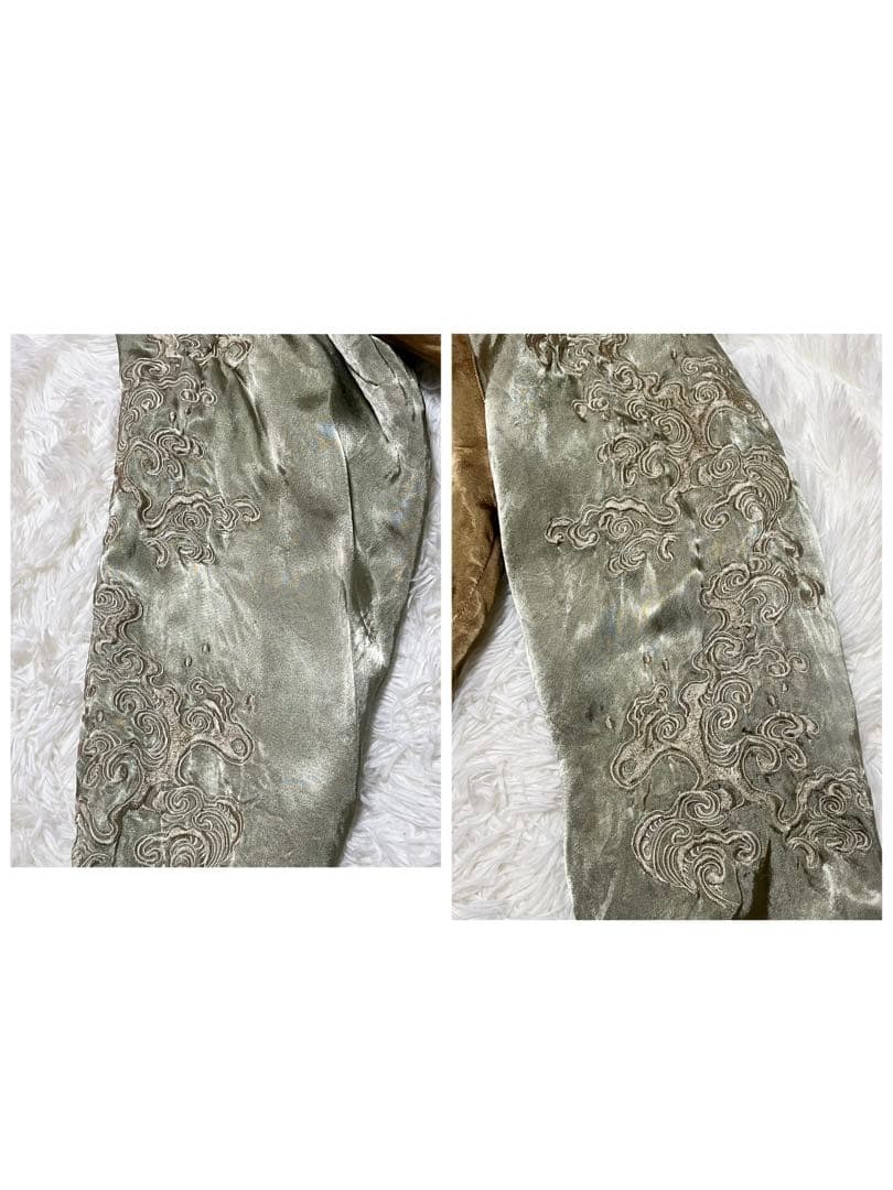 レアデザイン】花旅楽団 リバーシブル スカジャン 鯉×歌川国芳浮世絵 L