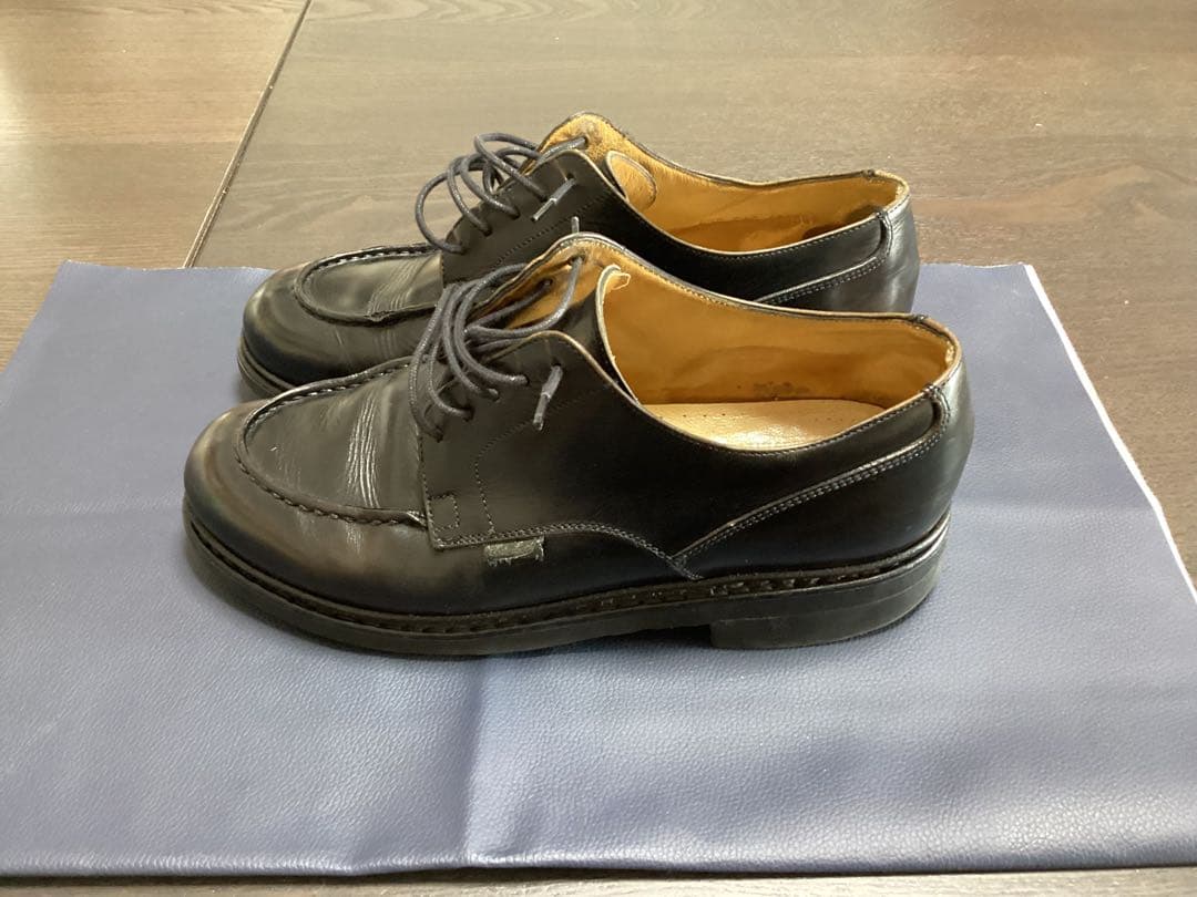 ダメージあり】パラブーツ シャンボード ブラック サイズ：6 1/2 25.0