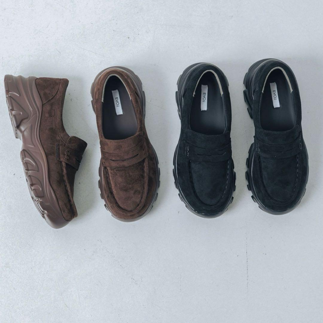 ばえ　スニーカーソールローファー スニーカーソールローファー(S ブラック): スニーカー/ローファー