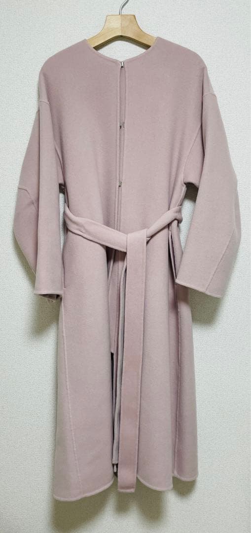 FRAY I.D カシミヤ混BALLIリバーコート ピンク - メルカリ